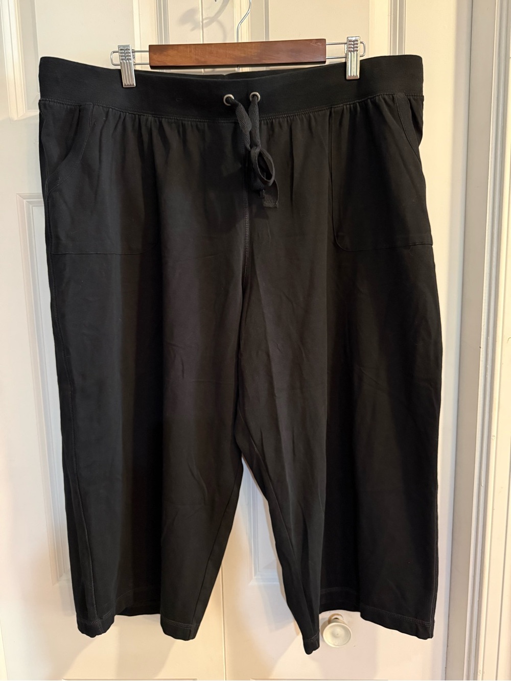 Merona Black Wide-Leg Drawstring Lounge Pants